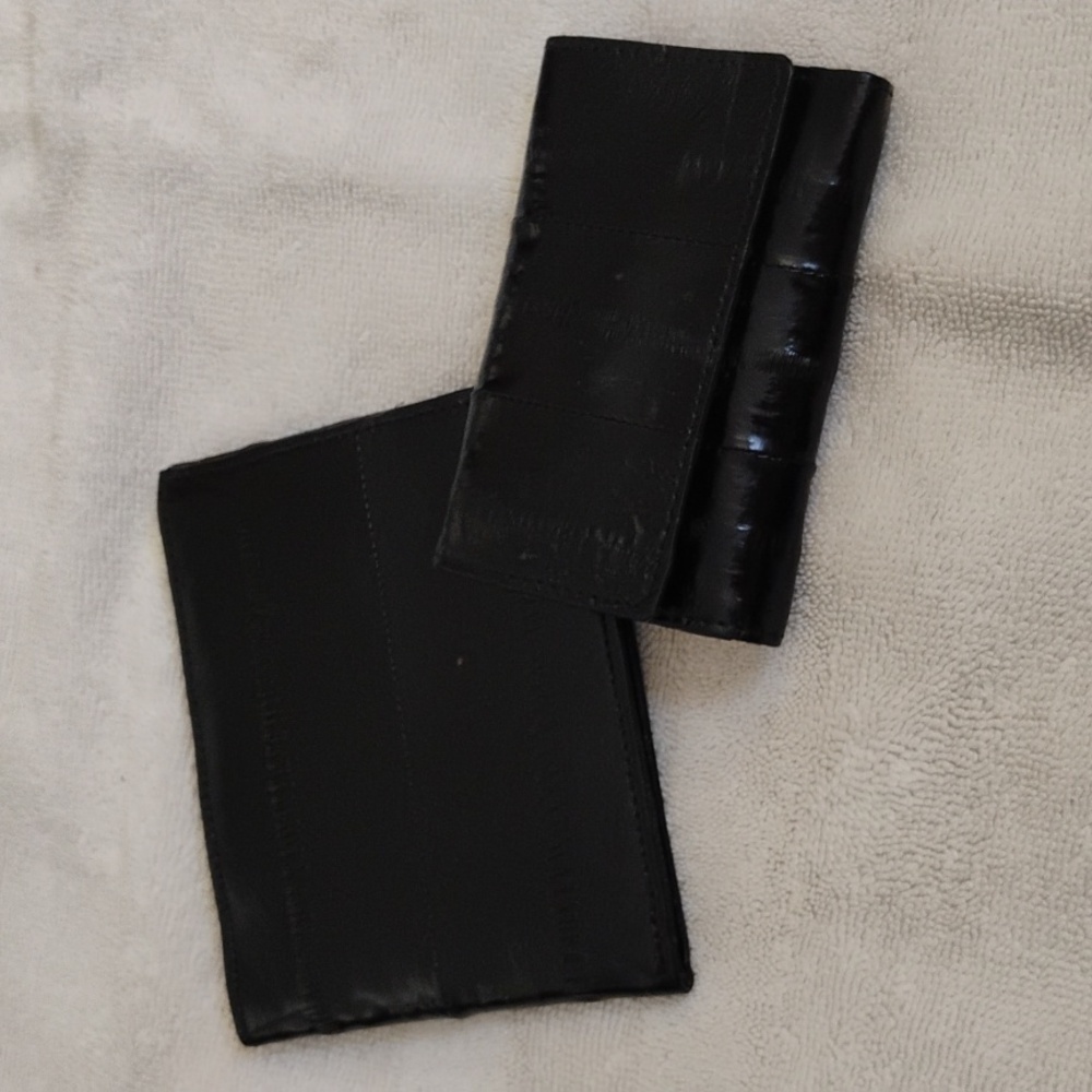 Eel Skin Wallet & Key Holder